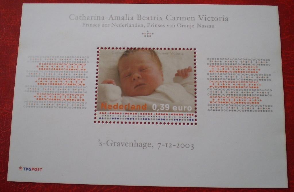 Nederland - Geboorte Prinses Amalia - € 0,39 - 2003, Postzegels en Munten, Verzenden, Postfris, Koningshuis
