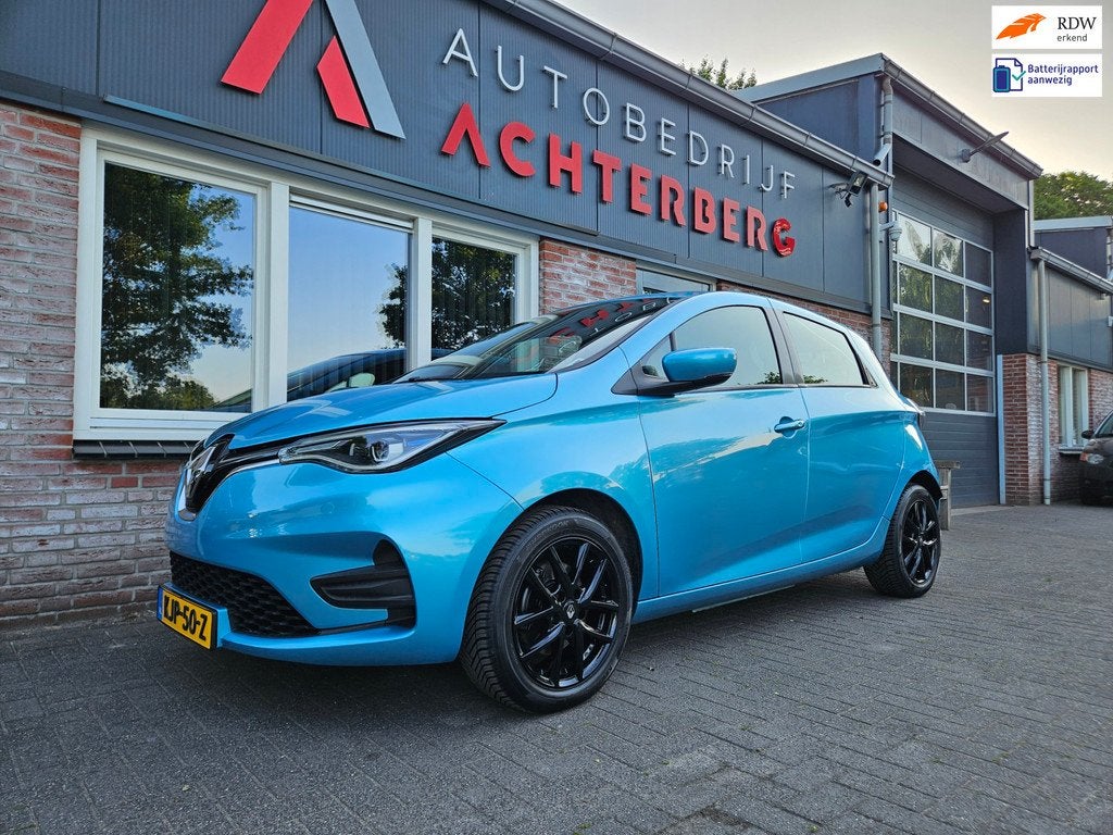 Renault ZOE R135 Zen 52 kWh Koopaccu! SOH 94%! LED! Airco/Cl, Auto's, Gebruikt, Blauw, 385 km, ZOE