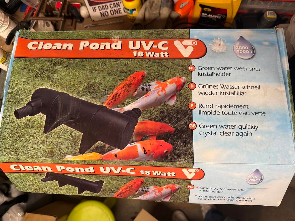 Nieuwe Clean Pond UV-C 18 Watt vijverfilter, Ophalen of Verzenden, Nieuw, Vijverfilter
