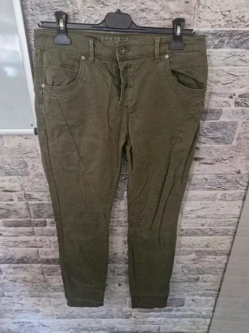 Donkergroene broek Maat 38-32 h3, Kleding | Dames, Maat 38/40 (M), Only, Onbekend, Ophalen of Verzenden