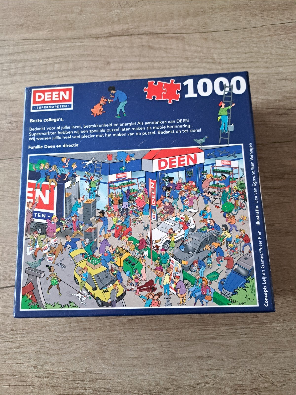 puzzel van supermarkt Deen, Hobby en Vrije tijd, Ophalen of Verzenden, 500 t/m 1500 stukjes