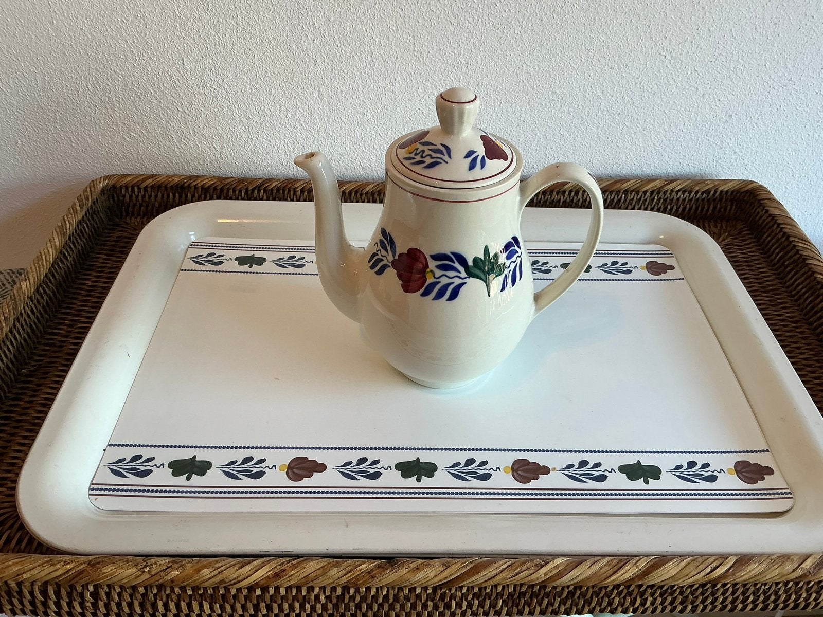 Boerenbont Boch België ( Zeeland Koffiepot ), Ophalen of Verzenden, Zo goed als nieuw, Aardewerk, Overige typen