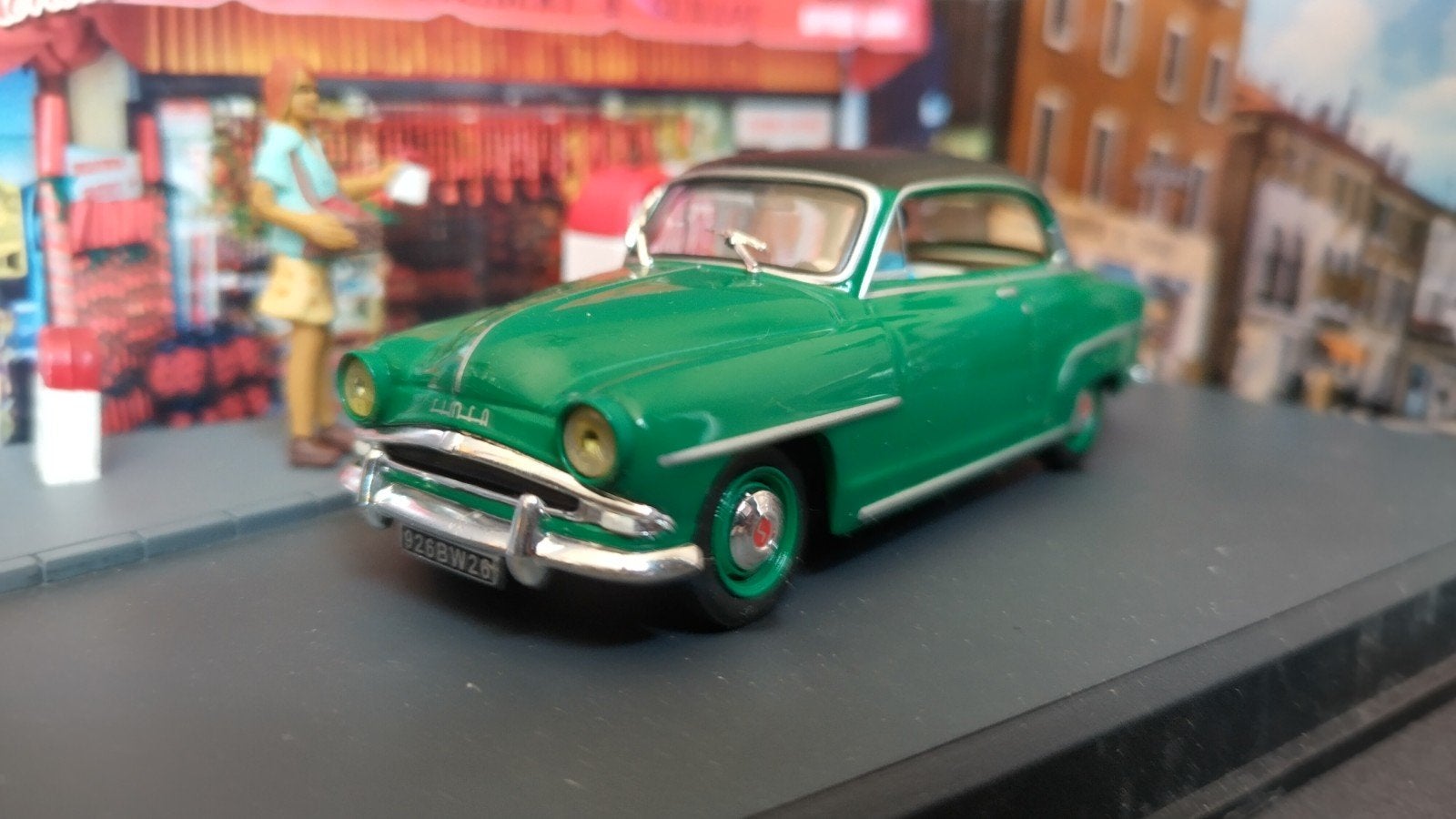 Simca Aronde Grand Large 1:43 Altaya La Route Bleue RN7 Pol, Overige merken, Auto, Verzenden, .