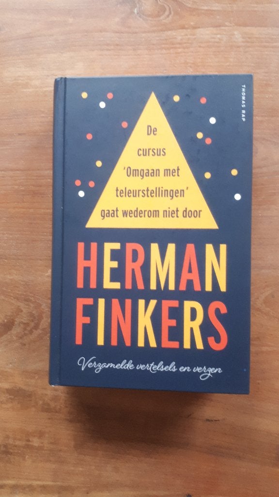 Herman Finkers - De cursus 'Omgaan met teleurstellingen' ..., Ophalen of Verzenden, Zo goed als nieuw, Herman Finkers, Cabaret