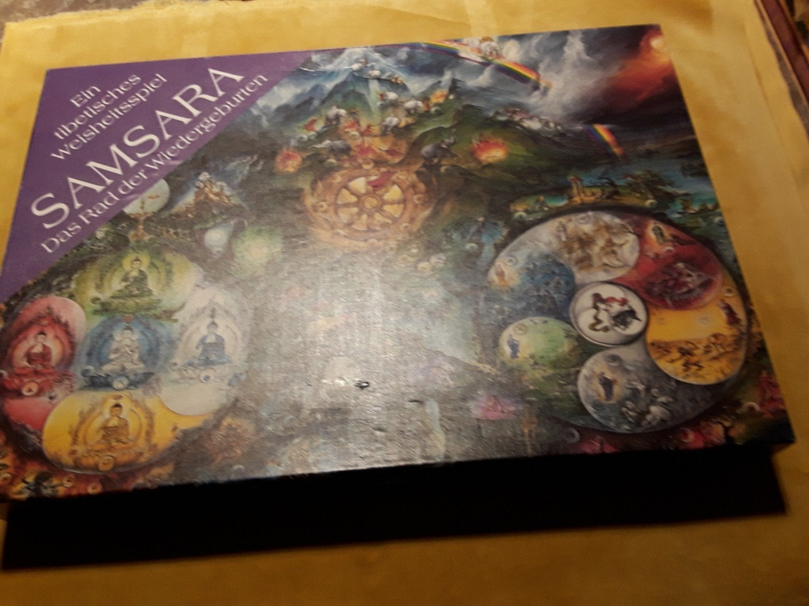 Samsara: Het Rad van Wedergeboorten Bordspel, Een of twee spelers, Ophalen of Verzenden, Zo goed als nieuw, Samsara