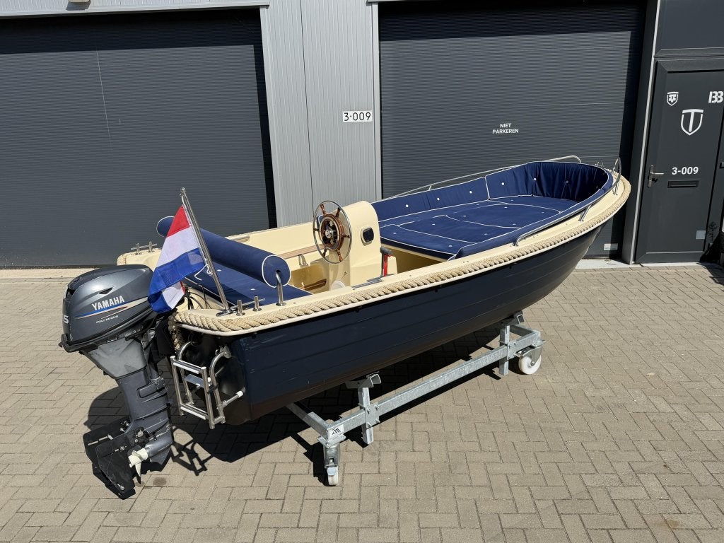 Nette Corsiva 470 Sloep Compleet incl. Yamaha 15PK 4-takt, Watersport en Boten, Sloepen, 5 m, Wfwatersport@botenverhuurhoorn.nl