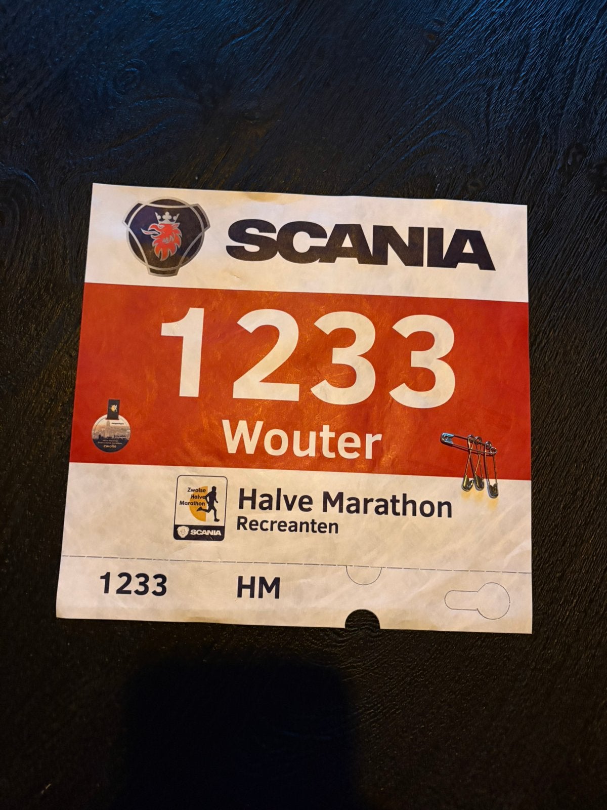 Startbewijs halve marathon Zwolle 2026, Ophalen, Zo goed als nieuw, Fotocamera