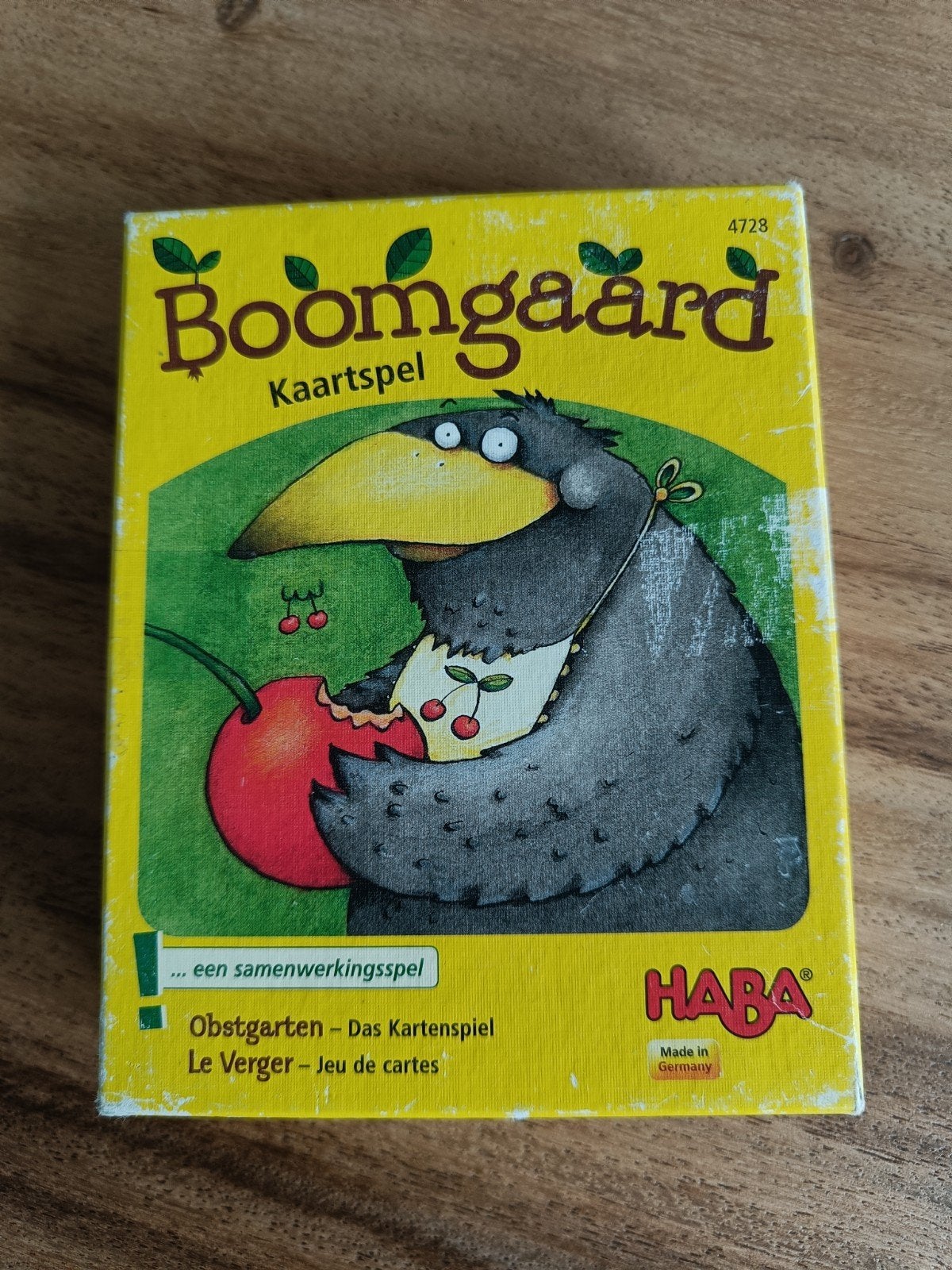 Boomgaard Kaartspel - HABA Coöperatief Kinderspel, Vijf spelers of meer, Ophalen of Verzenden, Gebruikt, HABA