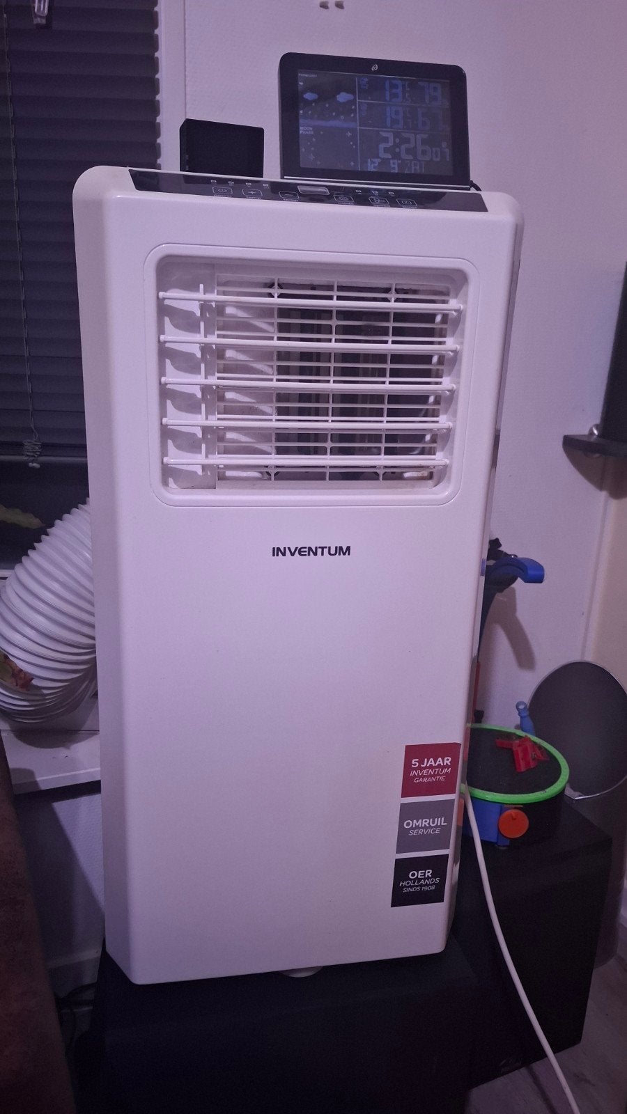 Inventum AC901/01 Mobiele Airco - 2.6 kW Koelvermogen, Gebruikt, Minder dan 60 m³, Timer, 3 snelheden of meer