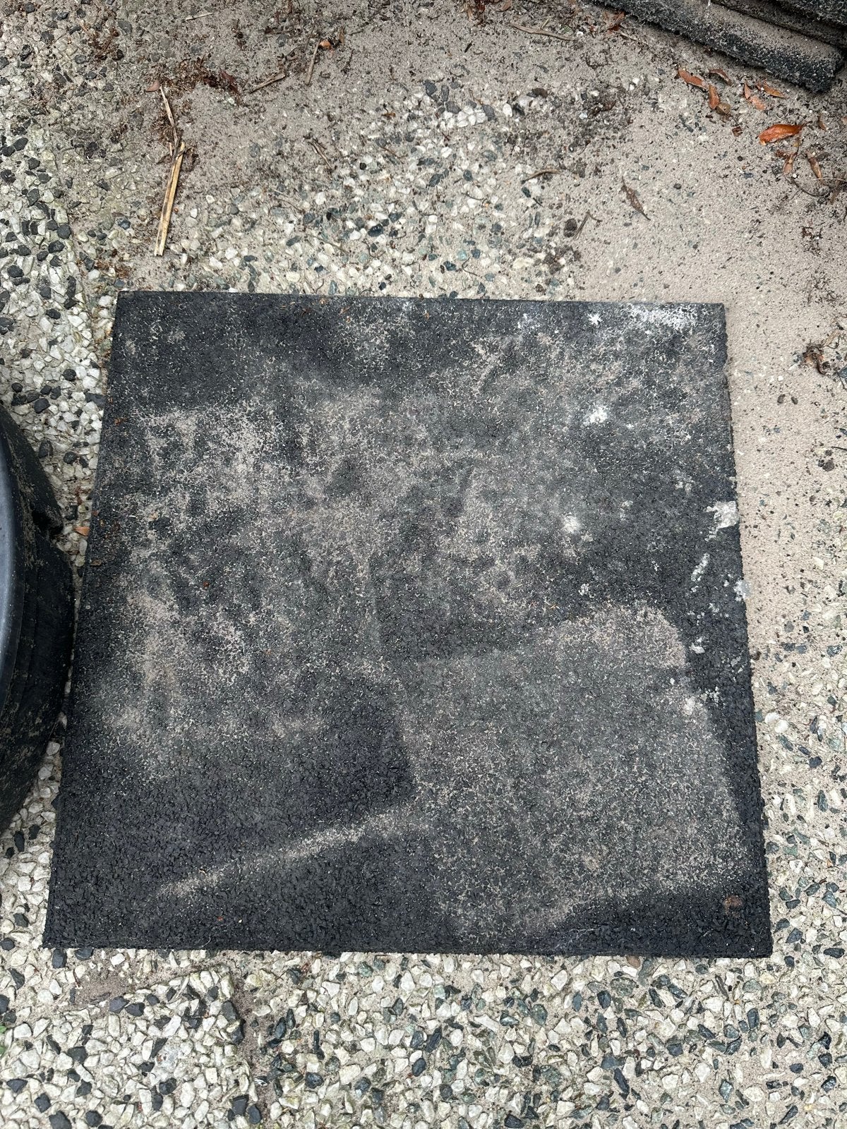 Gebruikte rubberen terrastegels - 10 m² of meer, Tuin en Terras, Tegels en Klinkers, Ophalen, Gebruikt, Rubber, 10 m² of meer