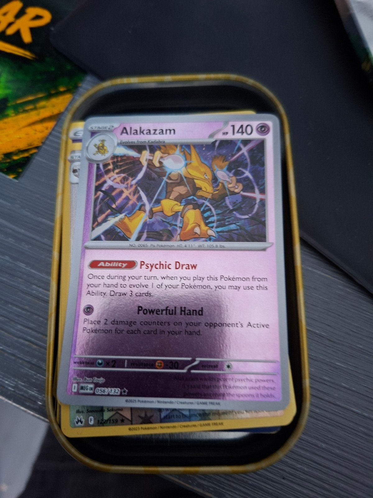 Bakje vol Pokémon kaarten - Lucario blik, Hobby en Vrije tijd, Verzamelkaartspellen | Pokémon, Ophalen of Verzenden