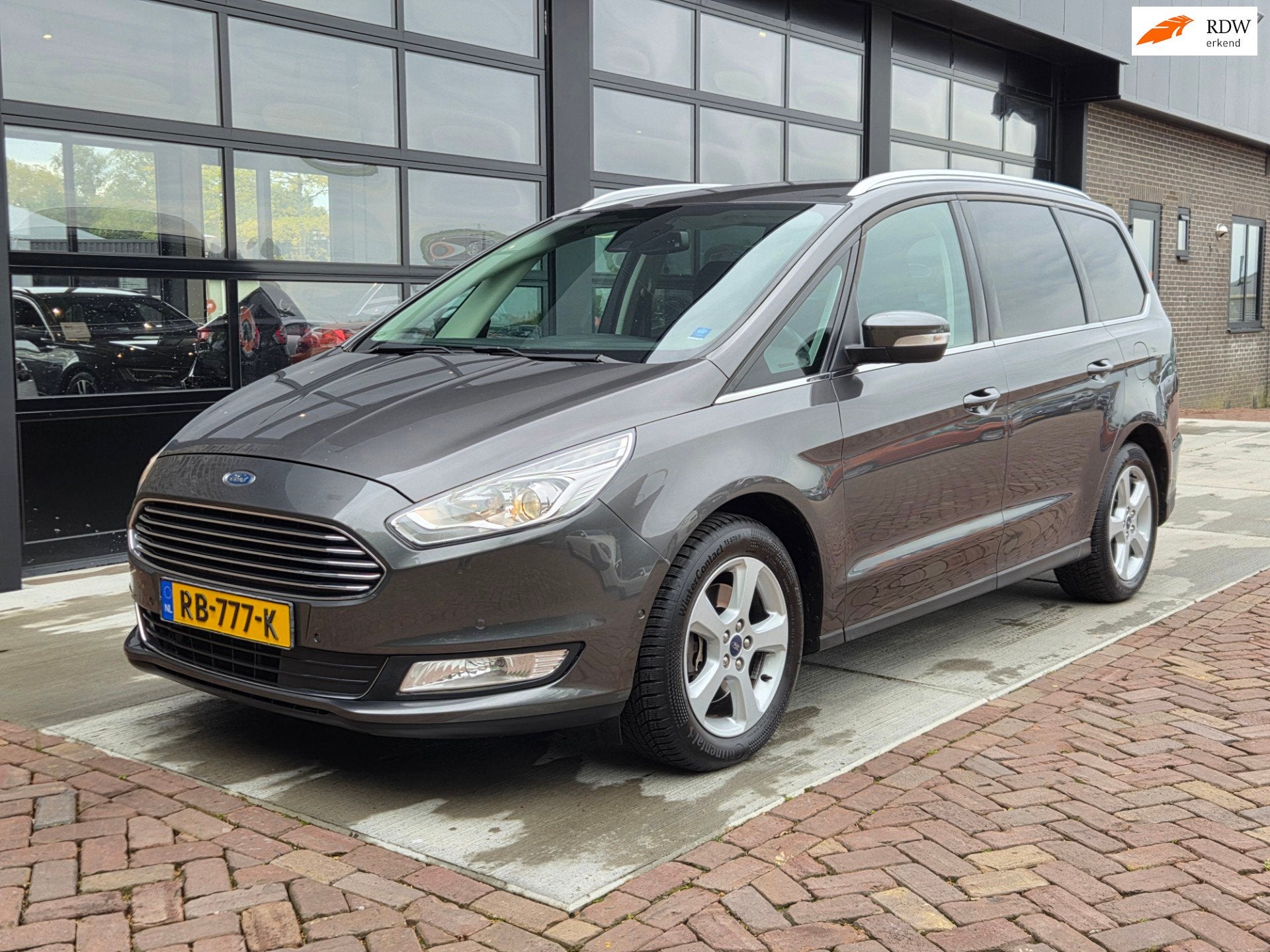 Ford Galaxy 2.0 Titanium | 7 Persoon | Autm | Navi | Camera, Auto's, Stof, Euro 6, 4 cilinders, Parkeersensor