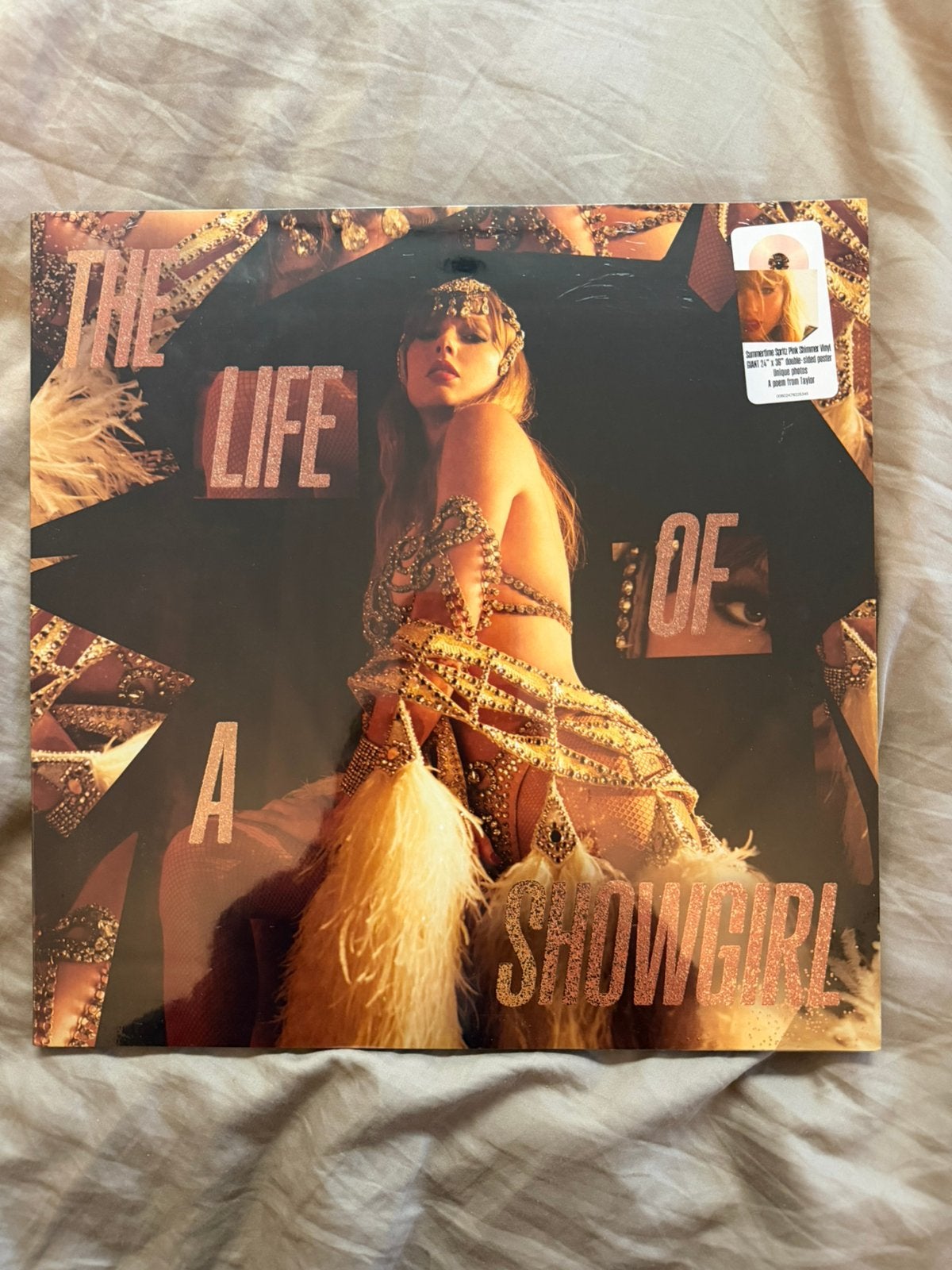 Taylor Swift The Life Of A Showgirl Summertime spritz pink, LP, Pop, Ophalen of Verzenden, 12 inch
