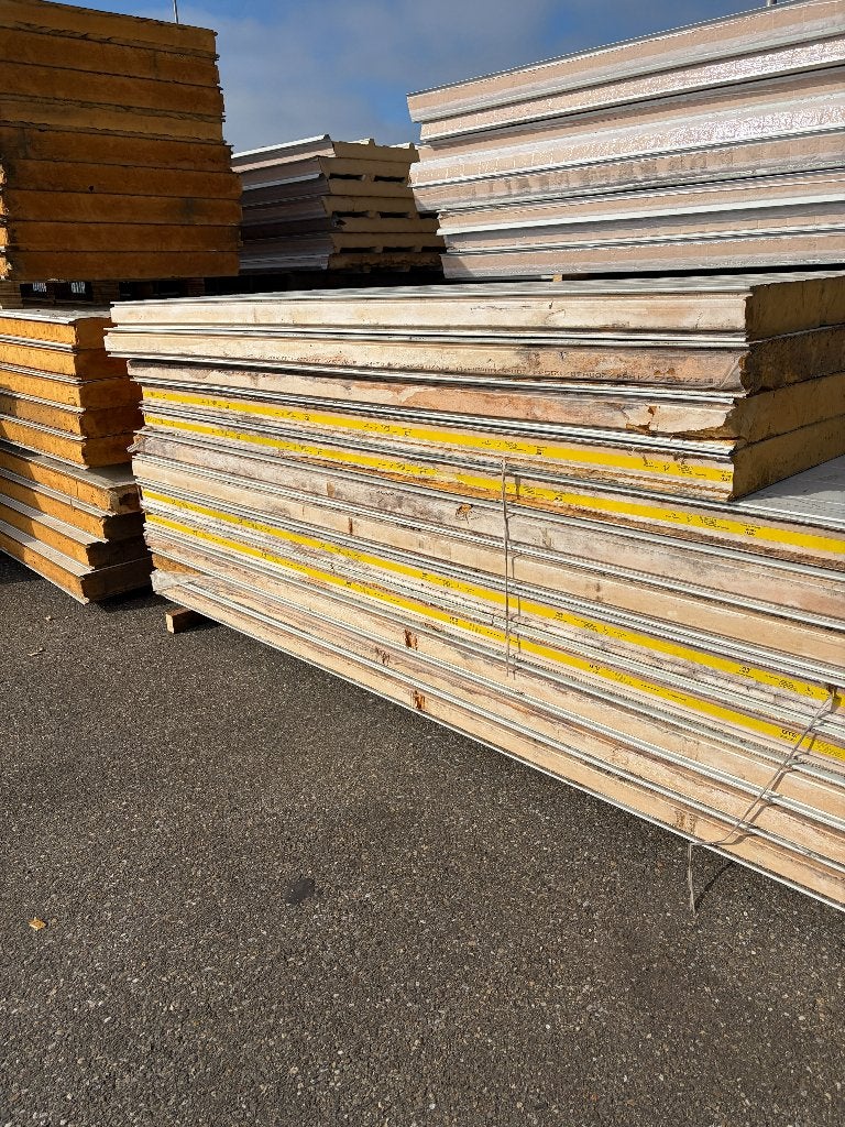 Sandwich panelen,Wand paneel, ( 313 ), Ophalen, Gebruikt, Hardschuim (Pir), Nb