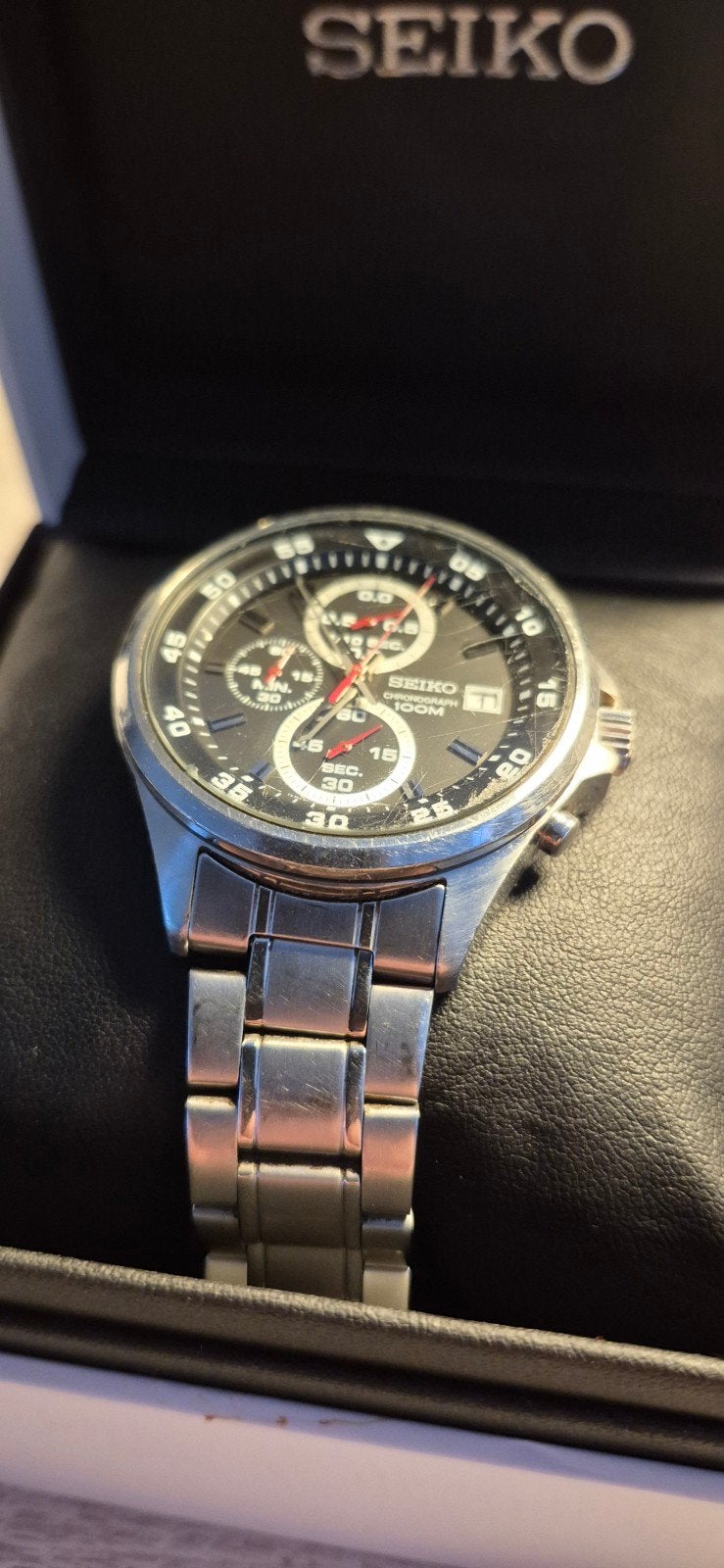 Seiko Heren Horloge 4T57-00J0 Chronograaf, Sieraden, Tassen en Uiterlijk, Horloges | Heren, Ophalen of Verzenden