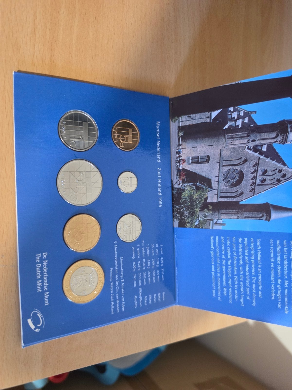 Nederlandse Munt FDC Muntset Zuid-Holland 1995 compleet, Ophalen of Verzenden