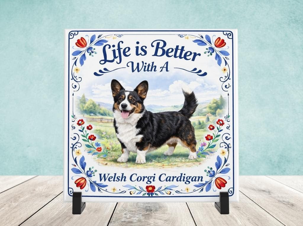 Life is Better With a Welsh Corgi Cardigan - Tegel, Verzenden, Nieuw