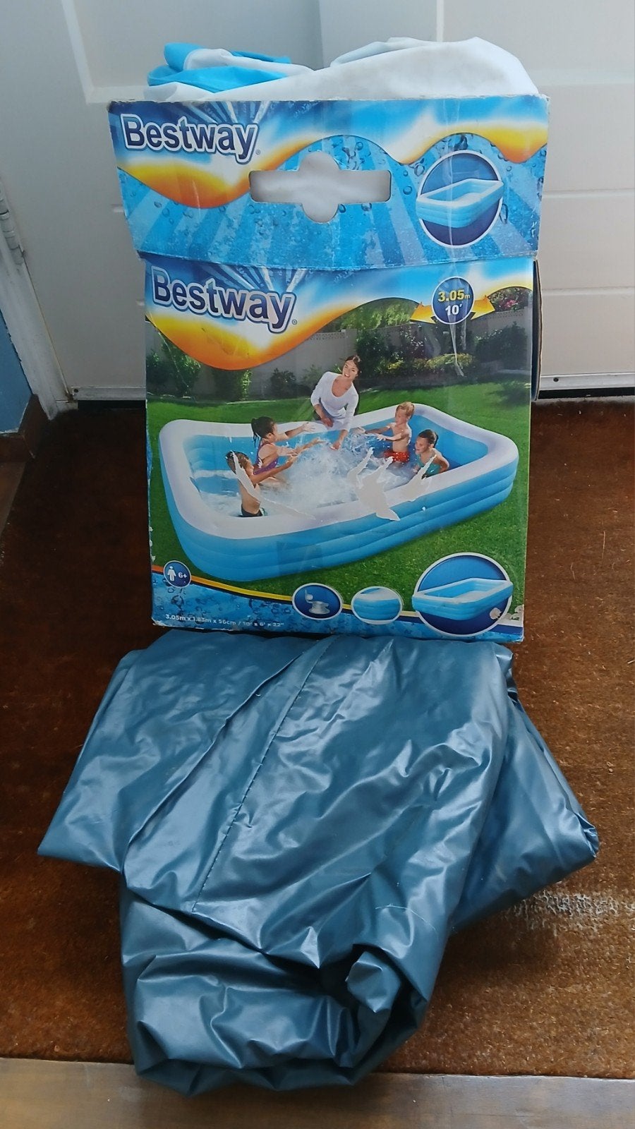 Zwembad, 3 bij 2 meter met dekzeil