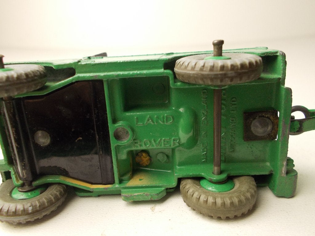 1955 Dinky Toys 340 + 341 LAND ROVER + TRAILER + DRIVER!, Ophalen of Verzenden, Zo goed als nieuw, Auto, Dinky Toys