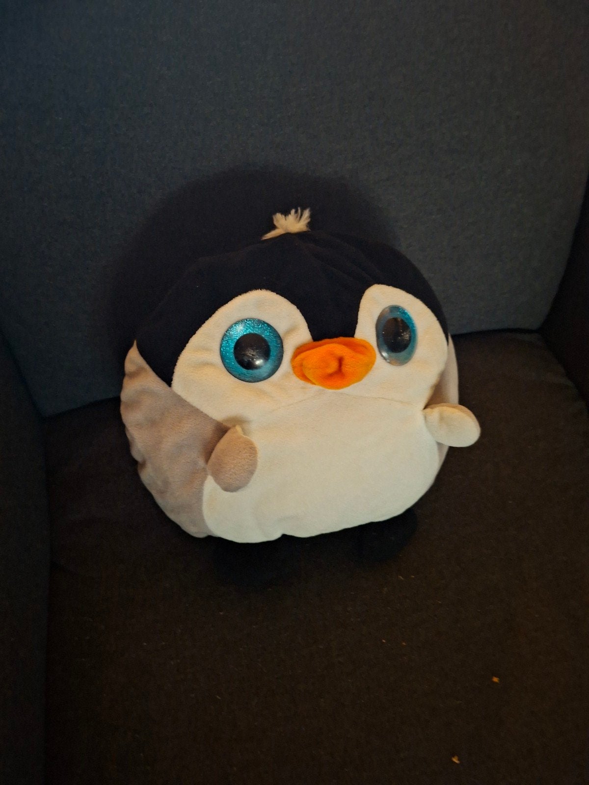 Leuke Squishmallow Pinguïn en Ty Tijger knuffels, Ophalen, Pinguïn, Zwart, Zo goed als nieuw