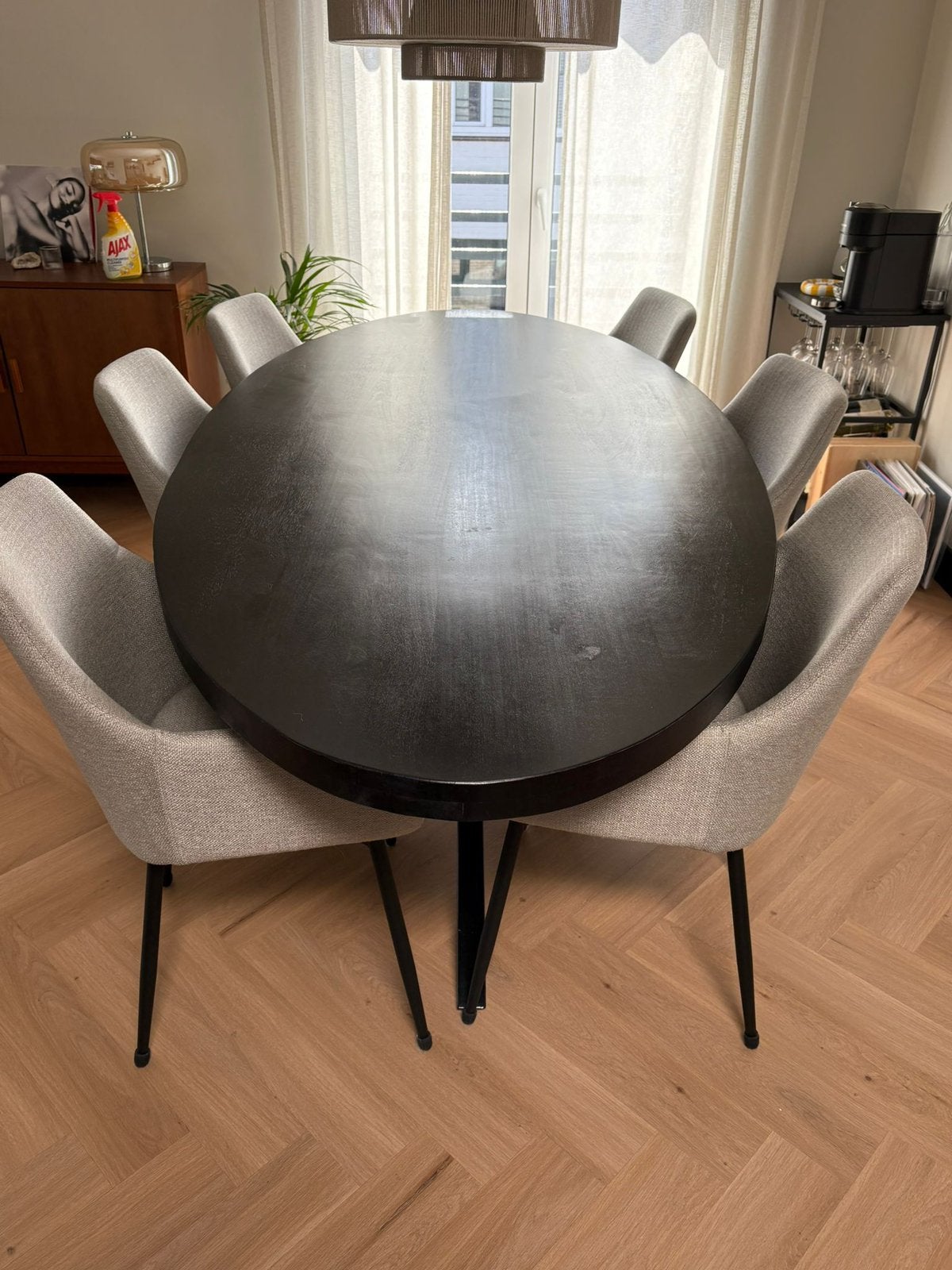 Eettafel axilon, Huis en Inrichting, Tafels | Eettafels, Ophalen, Gebruikt, 100 tot 150 cm, 200 cm of meer