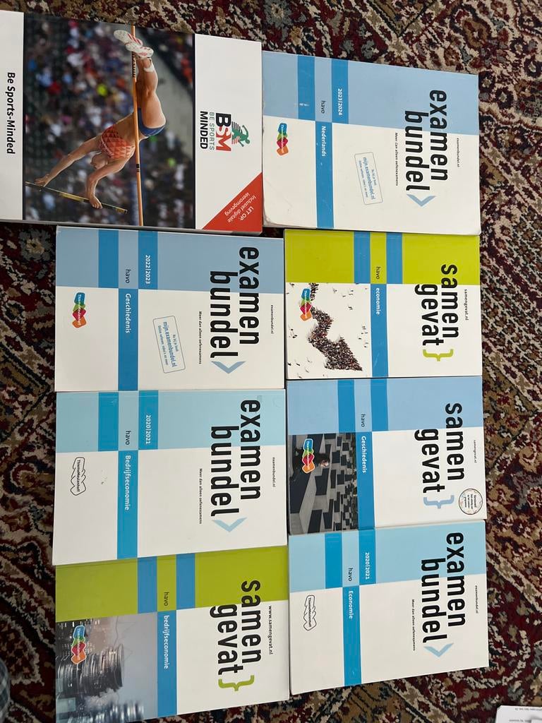Examenbundel E&M + Bedrijfseconomie en BSM HAVO, Boeken, Ophalen of Verzenden, Zo goed als nieuw, HAVO, Bedrijfseconomie of M&O