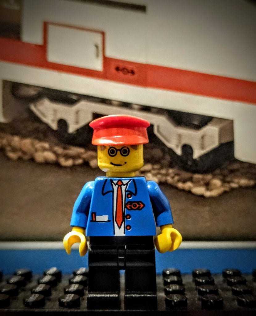 Lego Railway Employee 6, Kinderen en Baby's, Gebruikt, Overige thema's, Lego, Ophalen of Verzenden
