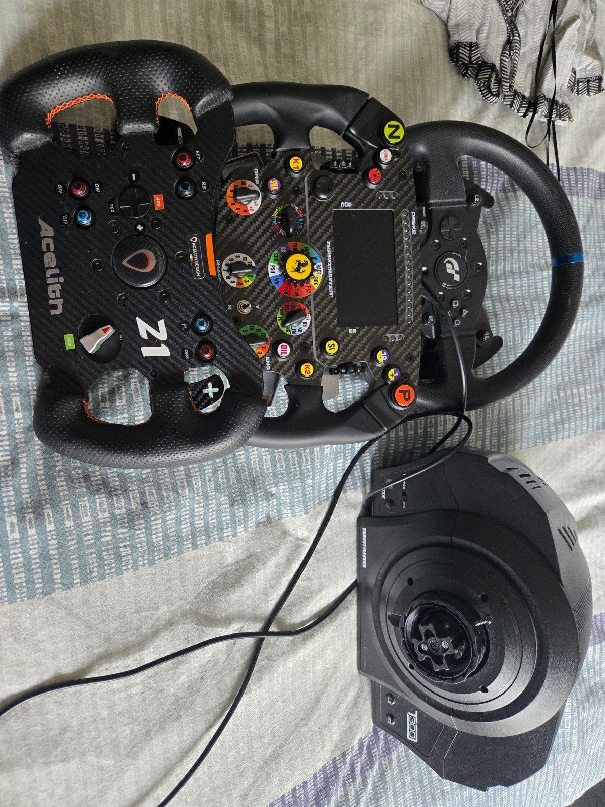 Thrustmaster T300RS met 3 stuurwielen - Zo goed als nieuw, Ophalen of Verzenden
