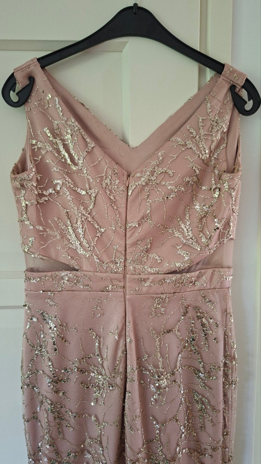 Galajurk zachtroze, met glitters maat S / M, 36 à 38, Kleding | Dames, Ophalen of Verzenden, Zo goed als nieuw, Maat 36 (S), Galajurk