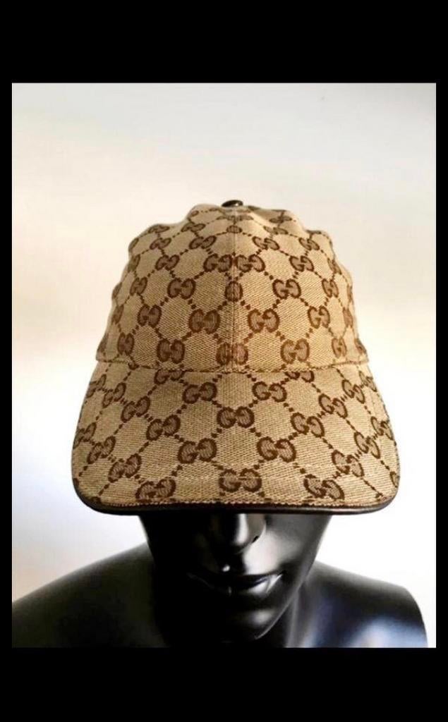 Gucci canvas pet, Kleding | Heren, Ophalen of Verzenden, Zo goed als nieuw