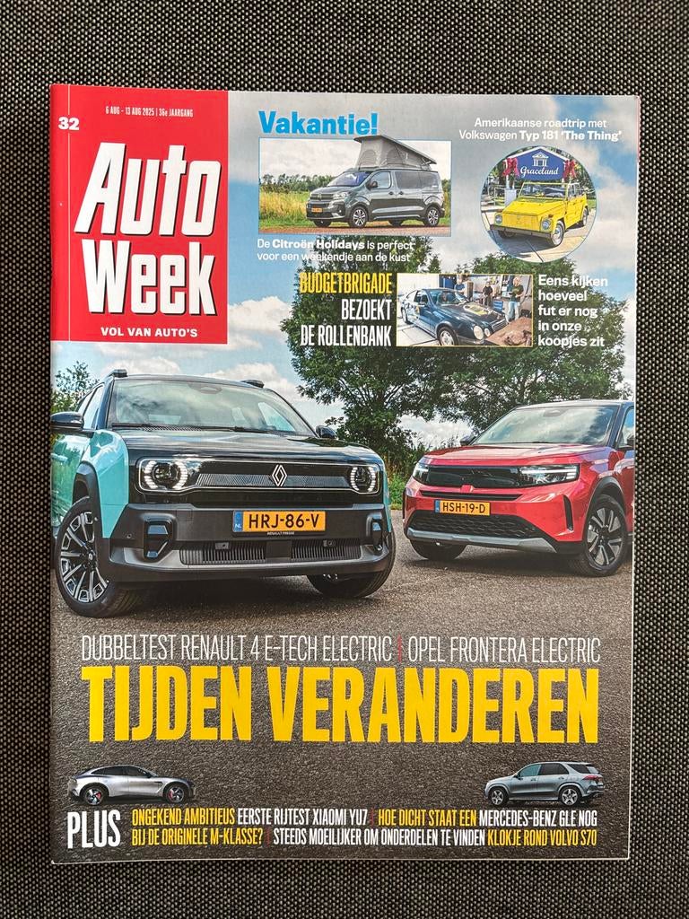AutoWeek Magazine - Editie 32 (6-13 Augustus 2025), Ophalen of Verzenden, Nieuw, Renault