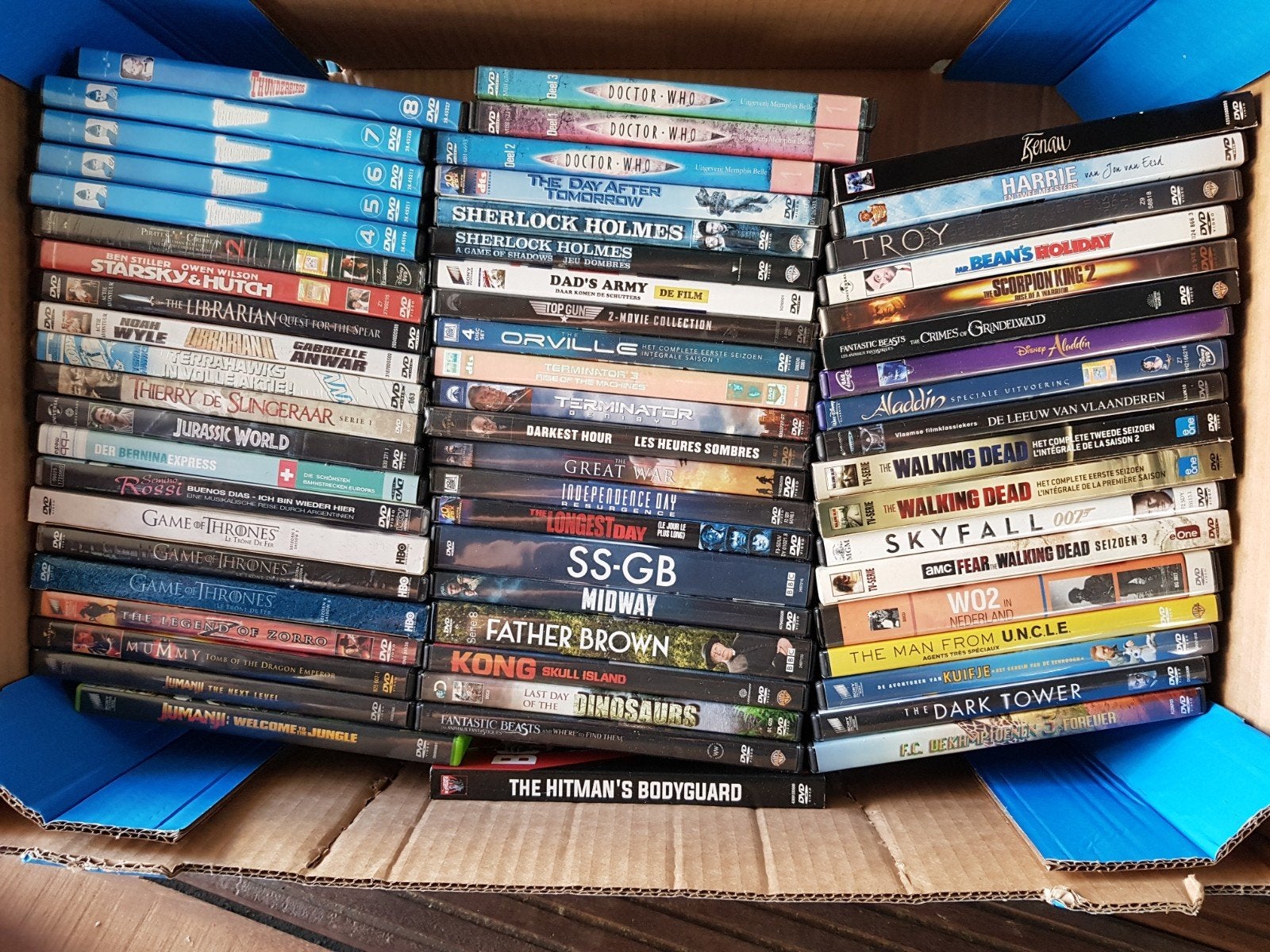 61 verschillende orginele dvd's, Alle leeftijden, Ophalen of Verzenden, Zo goed als nieuw