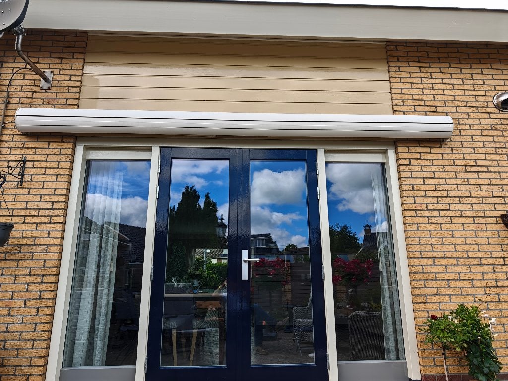 electrisch zonnescherm, Ophalen, Gebruikt, Elektrisch, 150 tot 300 cm