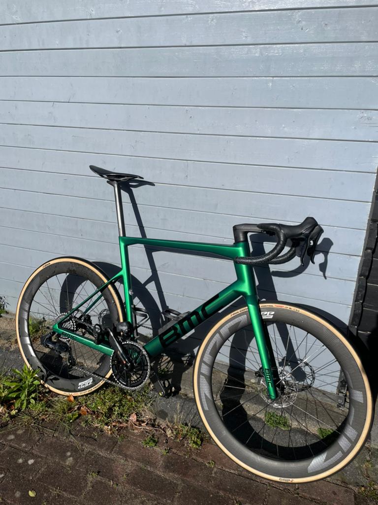 BMC Teammachine SLR01 2022 – SRAM Force - Zipp 404 – Maat 61, Carbon, Zo goed als nieuw, 57 tot 61 cm, Meer dan 20 versnellingen