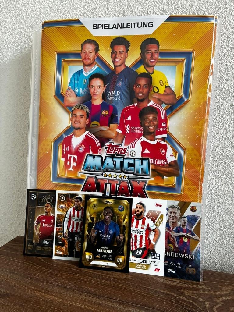 Topps Match Attax Extra Champions League 2025/26, Ophalen of Verzenden, Nieuw, Buitenlandse clubs, Spelerskaart