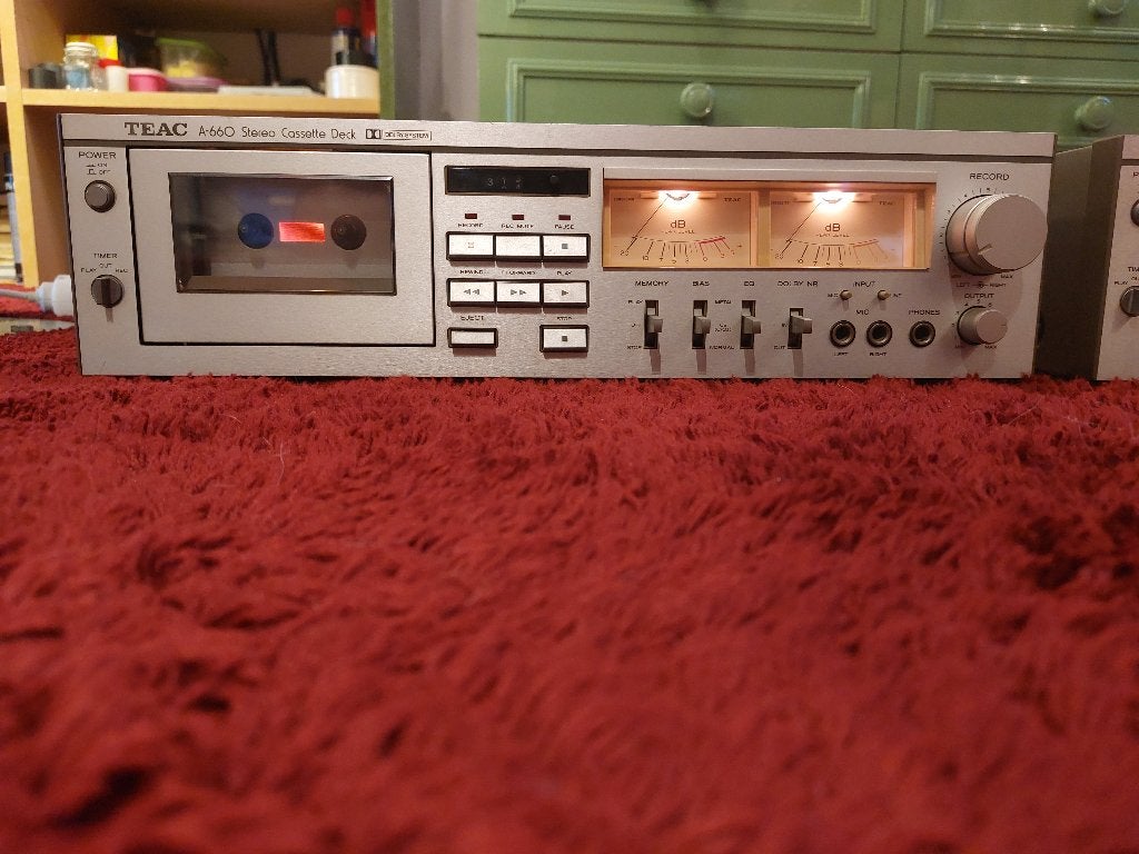 Cassette deck TEAC A-660, Audio, Tv en Foto, Ophalen of Verzenden, Enkel, Overige merken