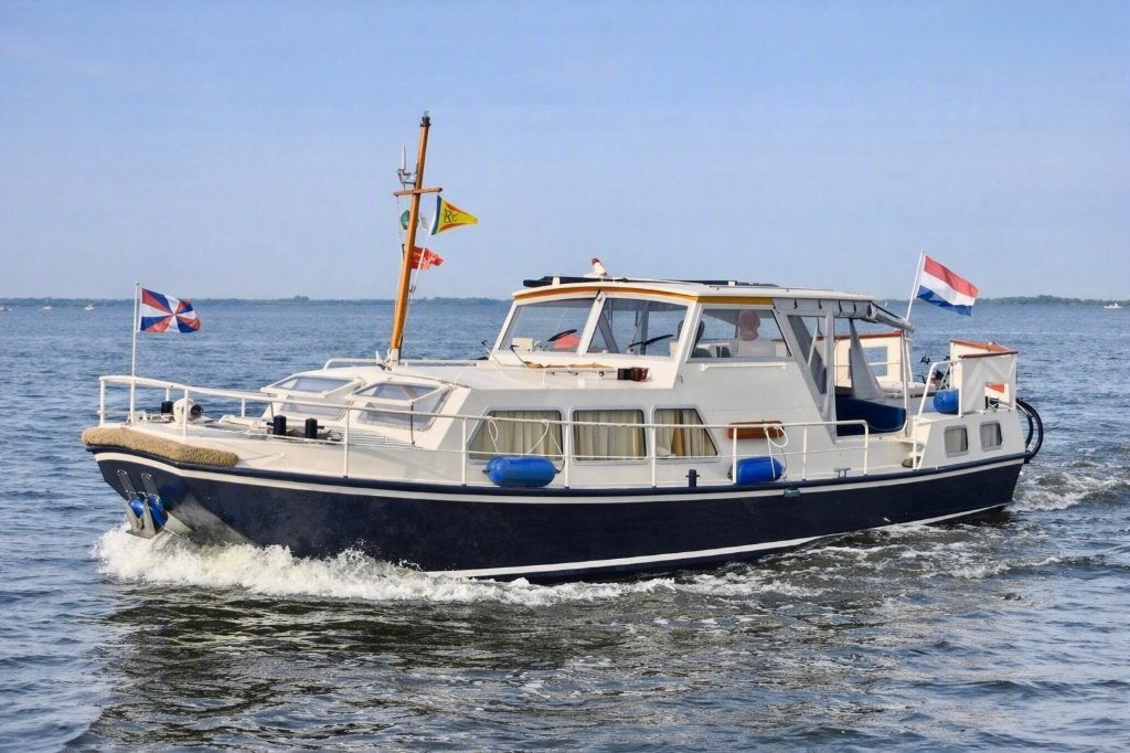 Doerak Paviljoen 9.50 – Vaarklaar en compleet uitgerust, Watersport en Boten, Motorboten en Motorjachten, 10 m, Gebruikt, Binnenboordmotor