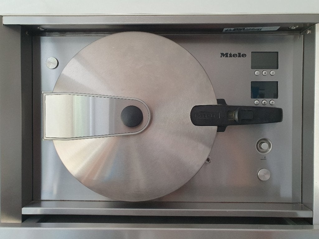 Miele DG 4164 hogedruk stoomoven, Ophalen, Minder dan 45 cm, Gebruikt, Stoom