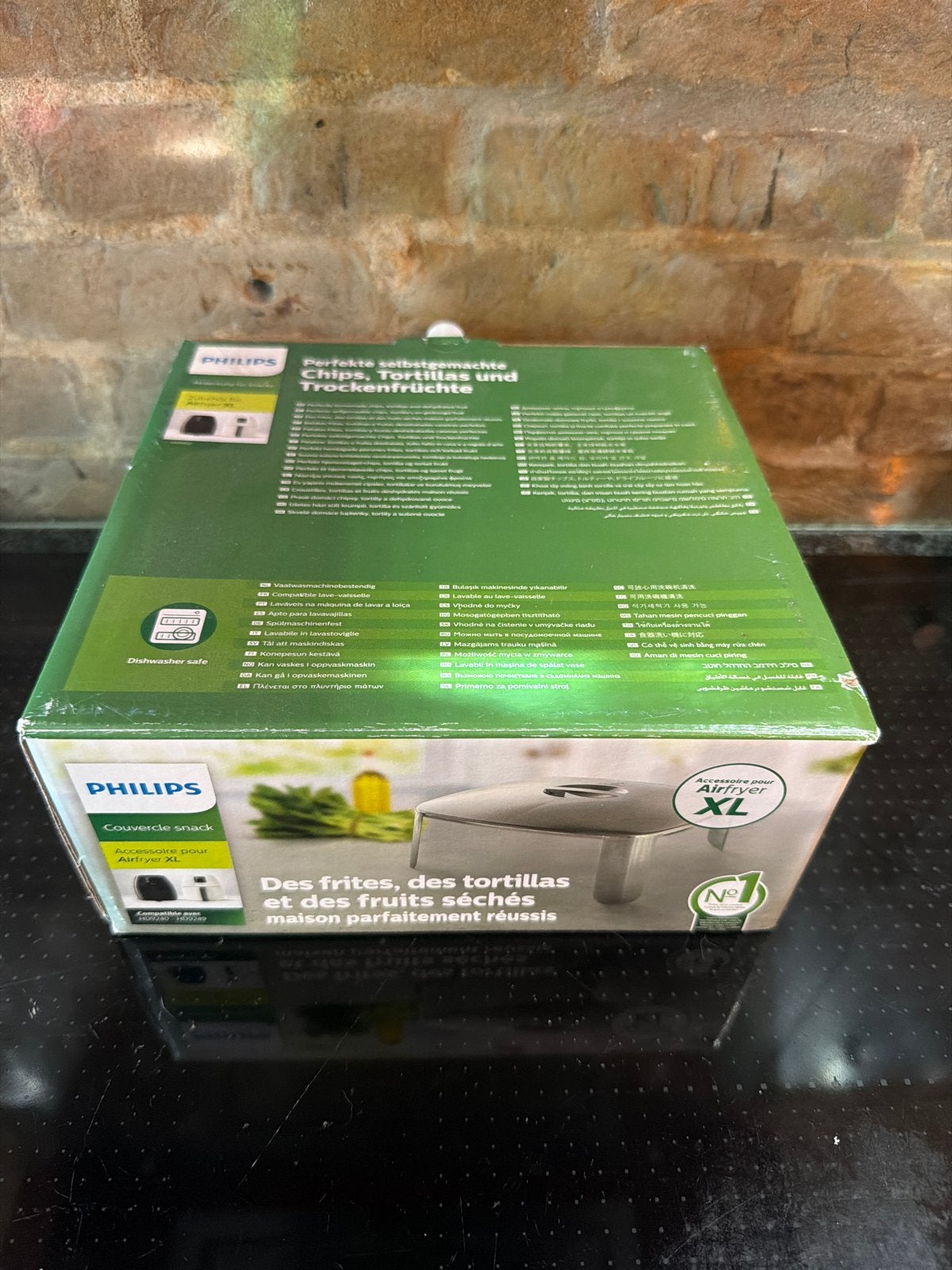 Philips Airfryer Accessory HD9932/00 Airfryer XL-snackdeksel, Ophalen of Verzenden, Nieuw, Airfryer XL