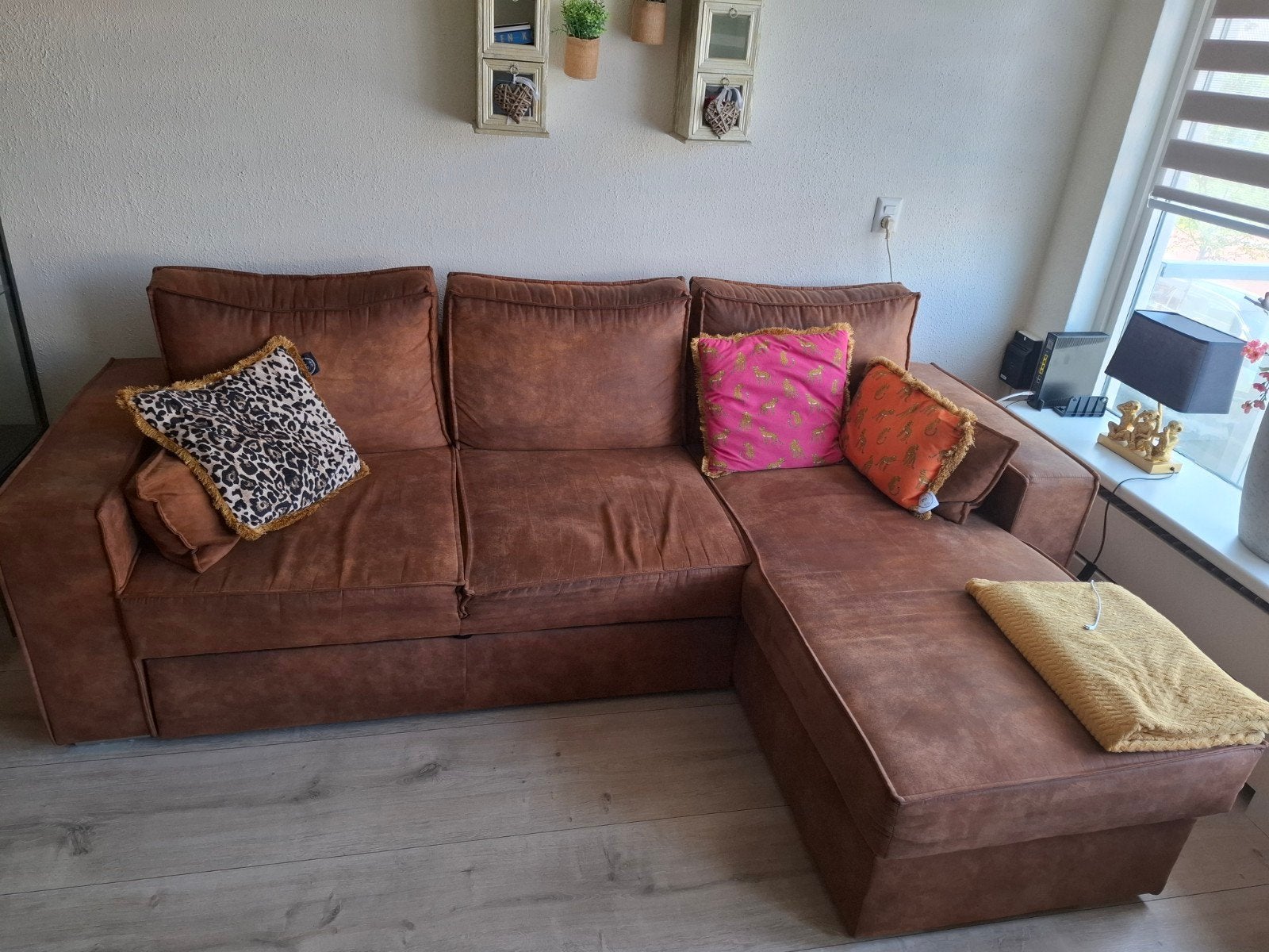 Mooie hoekbank/slaapbank van Seats and Sofas, Ophalen of Verzenden