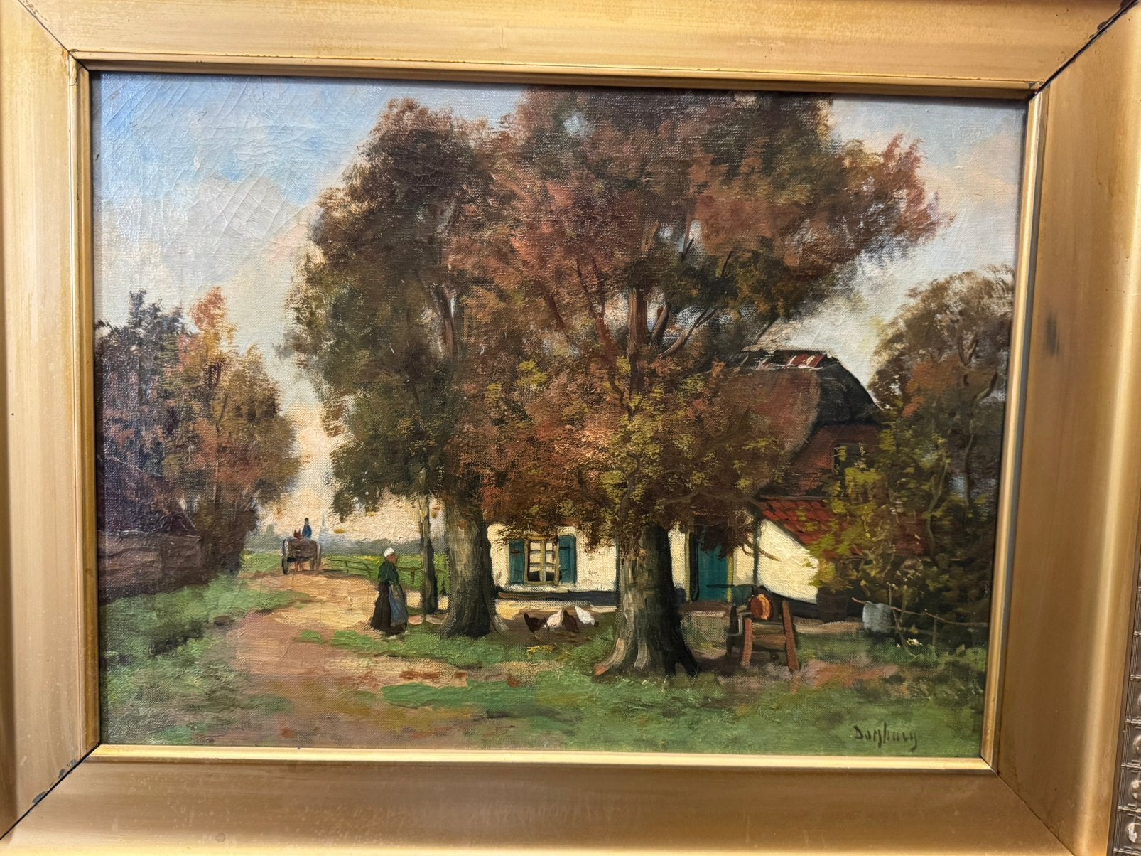Schilderij gesigneerd, Ophalen of Verzenden