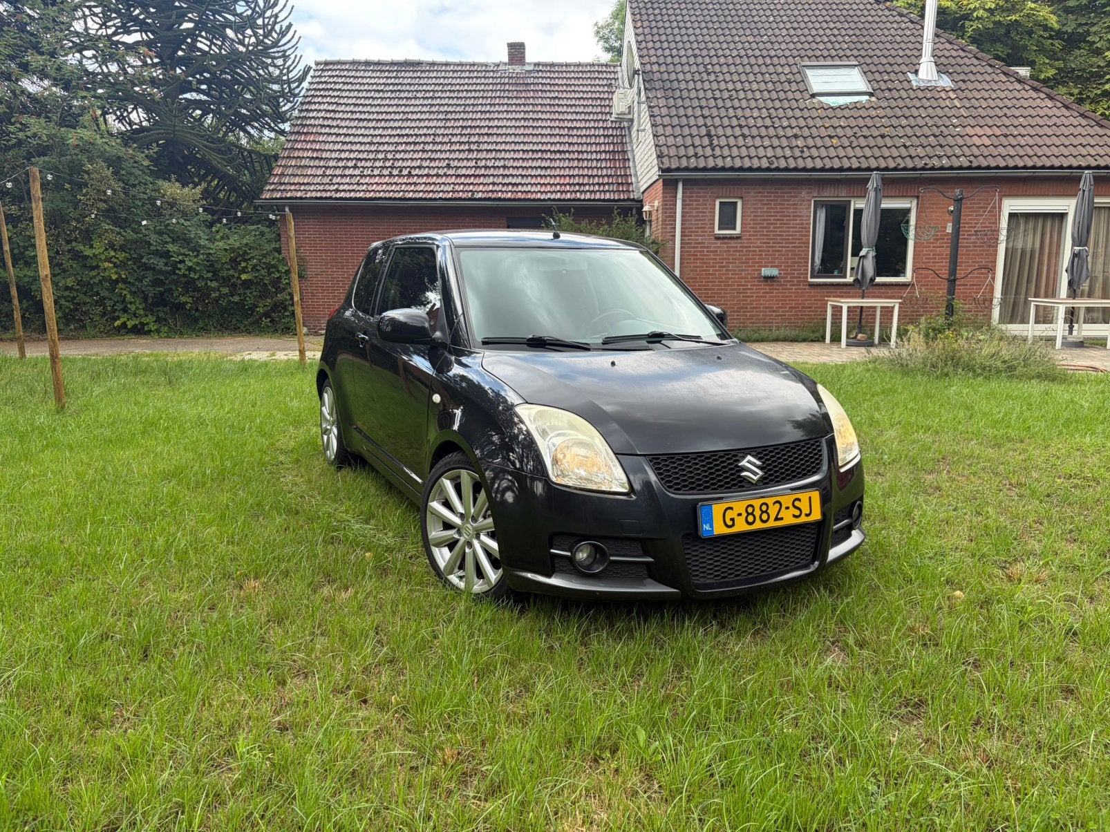 Suzuki Swift Sport 1.6 3D 2009 Zwart, Auto's, Suzuki, Voorwielaandrijving, 1005 kg, 40 €/maand, Zwart