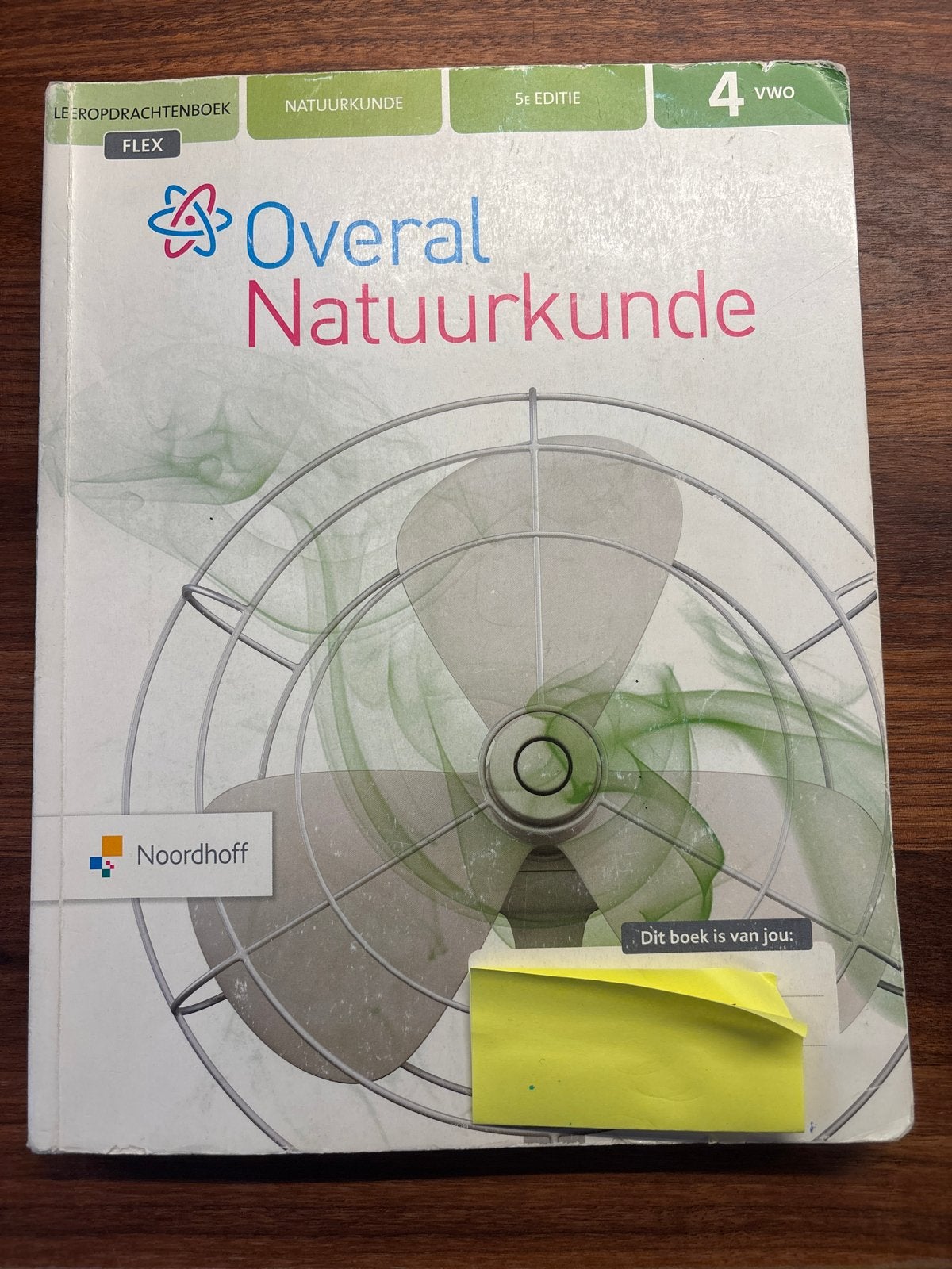 Overal Natuurkunde 4 VWO Leeropdrachtenboek 5e editie, Ophalen of Verzenden, Zo goed als nieuw, VWO, Natuurkunde