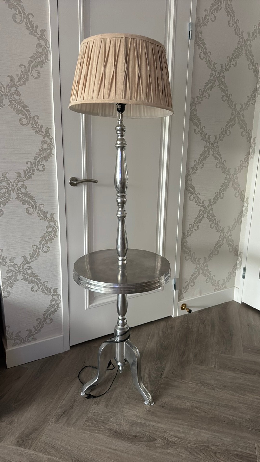 Riviera maison vloerlamp winston winetable met kap, Ophalen of Verzenden, Zo goed als nieuw