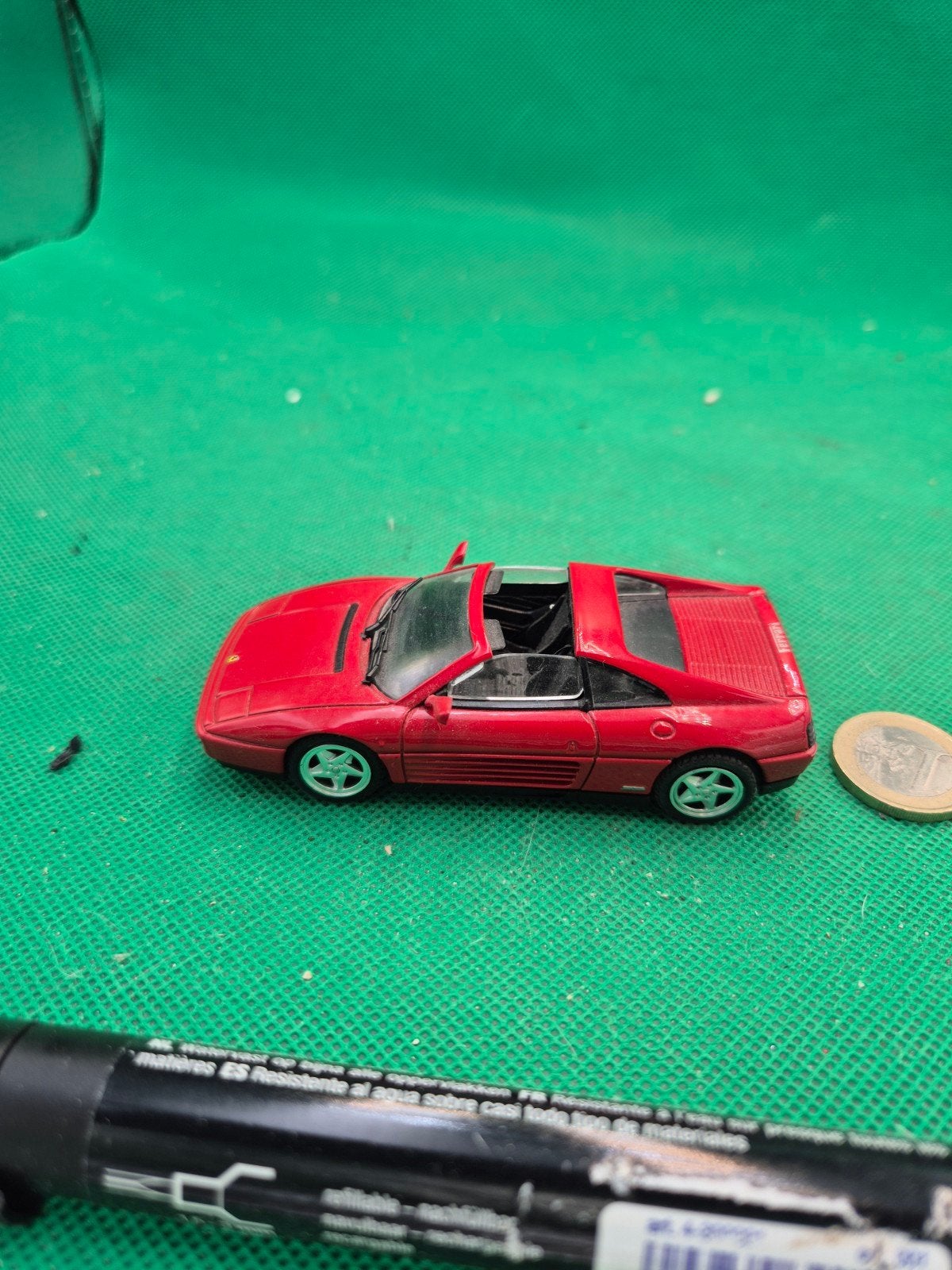 633 Ferrari 348 1/43 Bang, Ophalen of Verzenden, Zo goed als nieuw, Auto, Overige merken