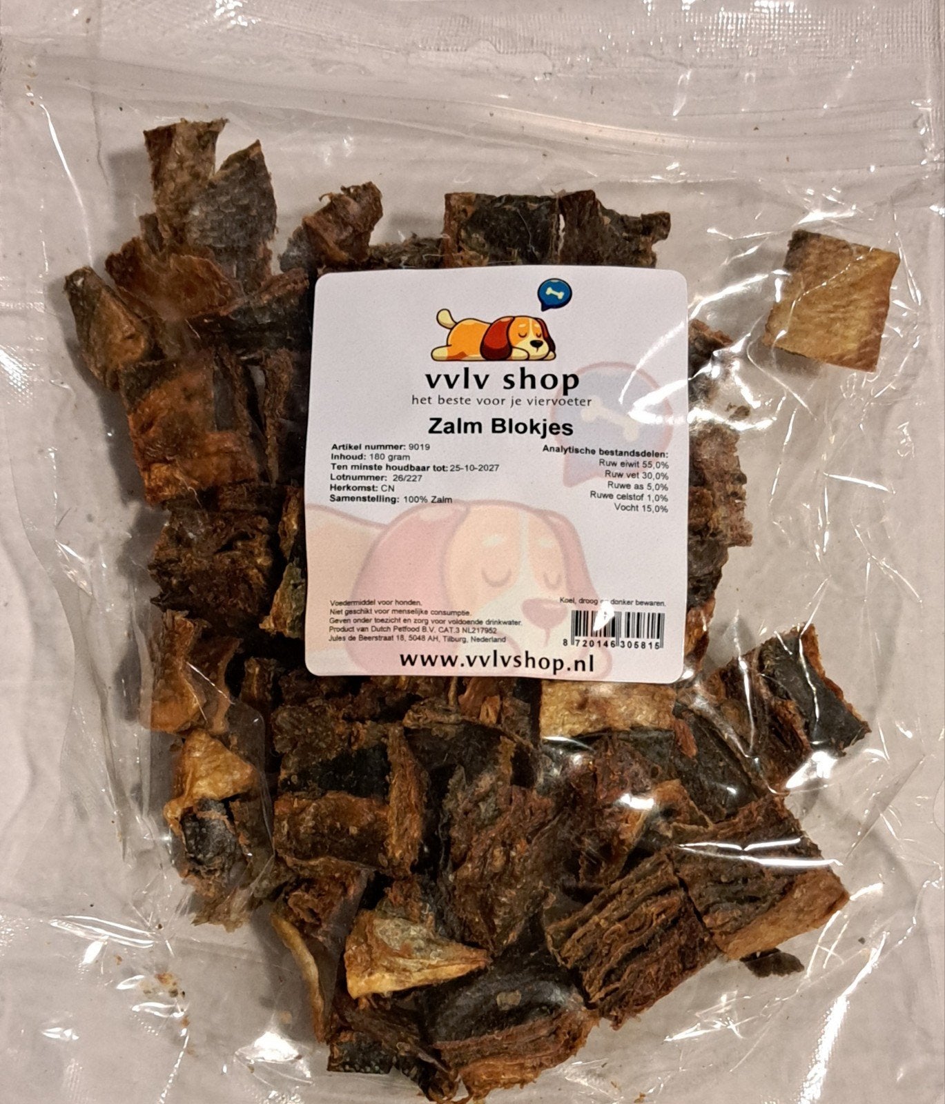 zalm blokjes, Dieren en Toebehoren, Ophalen of Verzenden, Hond