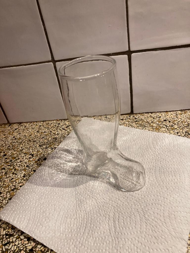 Glas laars, Verzamelen, Glas en Borrelglaasjes, Ophalen of Verzenden, Zo goed als nieuw
