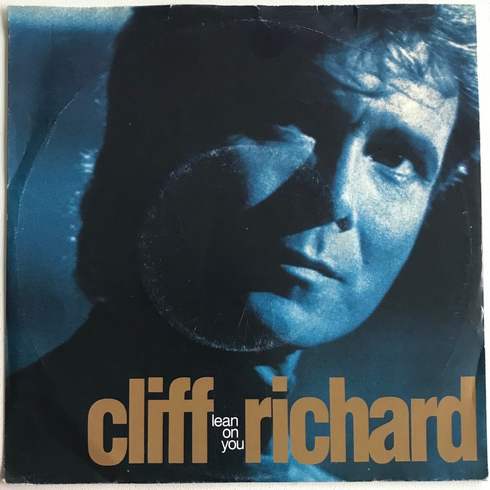 Cliff Richard - Lean on You (Vinyl Single), Cd's en Dvd's, Vinyl Singles, Gebruikt, 7 inch, Ophalen of Verzenden, Pop