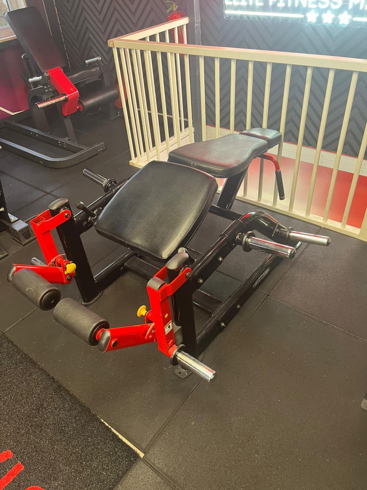 Lying leg curl steelflex, Ophalen, Zo goed als nieuw, Overige typen