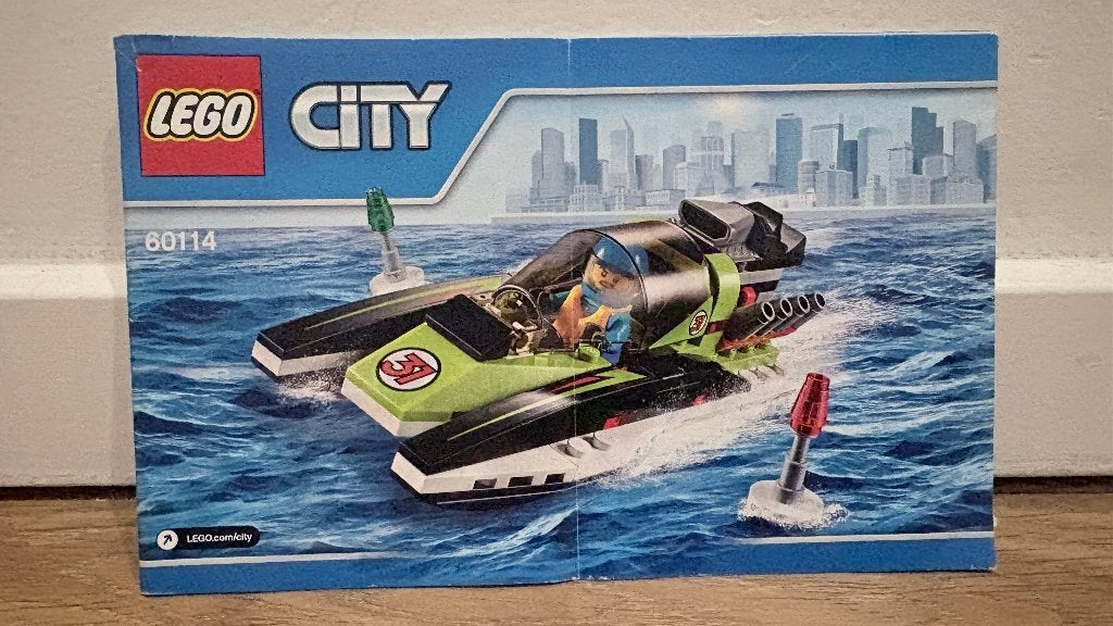 Lego City Speedboot 60114, City, Lego, Ophalen of Verzenden, Zo goed als nieuw